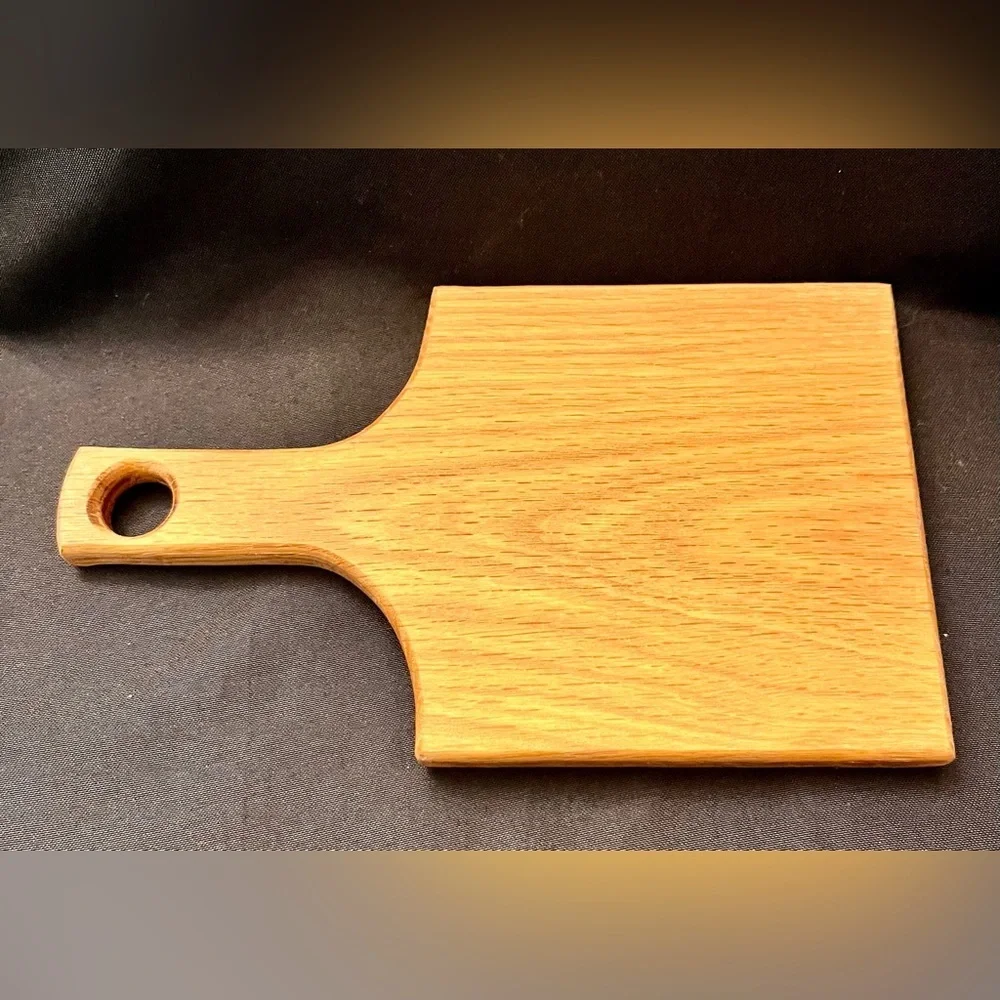 Handmade Oak Cutting Board & Bread Bow Knife Set New Sourdough Slicer Gift Set